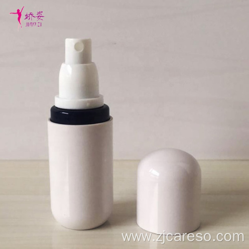 Round Shape Cosmetic Airless Pump Bottle Vacuum Bottle